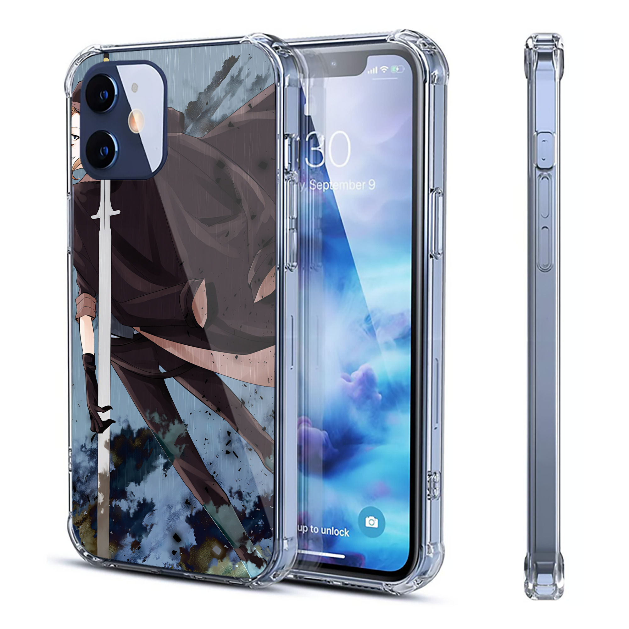 （画像用） 文豪ストレイドッグス Bungo Stray Dogs 【iPhone 12シリーズ対応】透明スマホケース（クリアソフトケース）